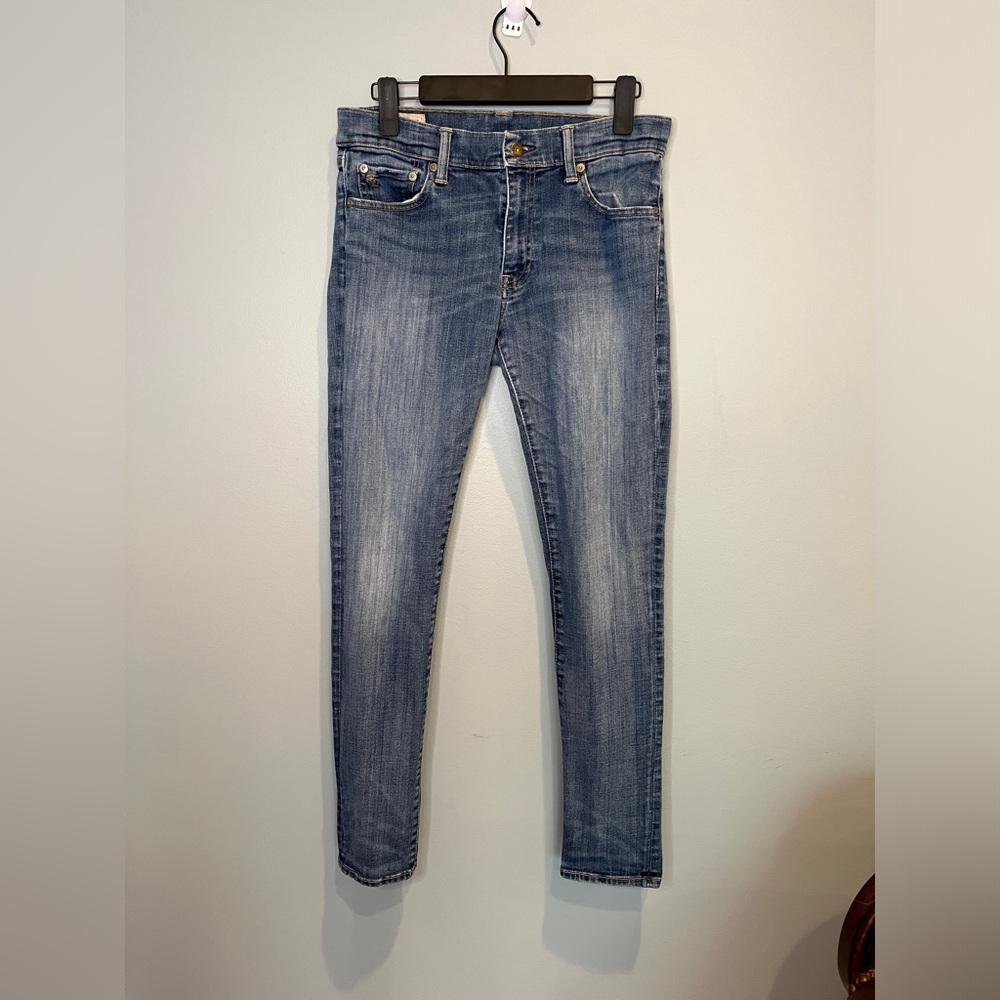 Polo by Ralph Lauren Blue Skinny Jeans with Vintage Wash Women’s Size 29